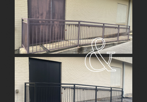 Church Exterior Door Paint Update